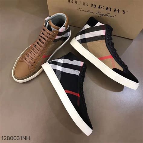 burberry man shoes|Burberry shoes men high top.